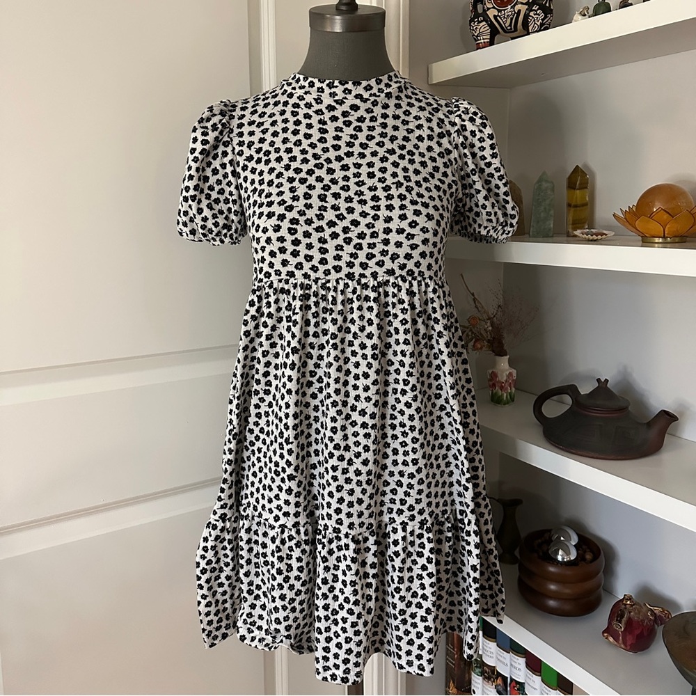 Ardene Floral Short Sleeve Dress - Picture 1 of 4